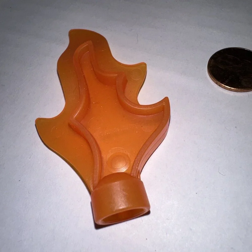 Lego‎ Duplo Fire Flame Orange Translucent Blaze Replacement Piece for Fire House